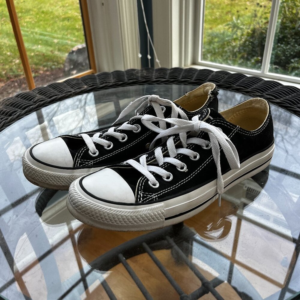 Converse All Stars, Black, Size 8